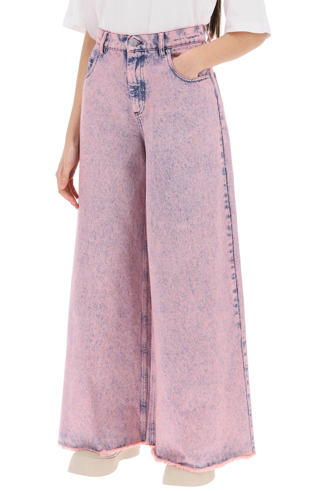 Other - Marni Wide Leg Jeans In Overdyed Denim - 241418DPN000001 - MBC13 - 42 - Ask Me Wear