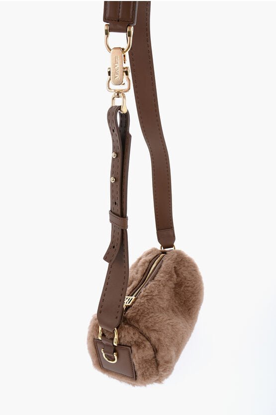 Bags - Max Mara SFILATA Camel TEDDYROLLS Crossbody Bag - 8051782676398 - Ask Me Wear