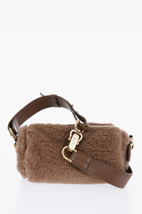 Bags - Max Mara SFILATA Camel TEDDYROLLS Crossbody Bag - 8051782676398 - Ask Me Wear