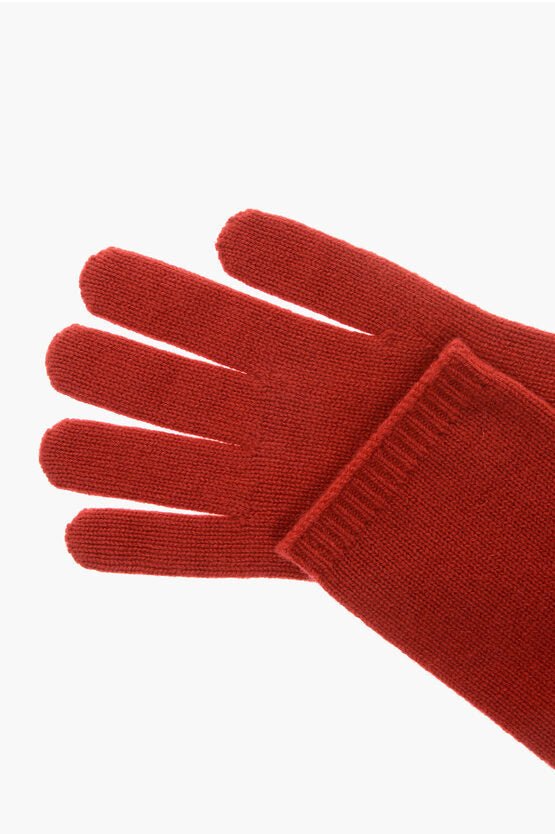 Accessories - Gloves - Max Mara Solid Color Wool and Cashmere CONIO Gloves - 8055770628710 - Ask Me Wear