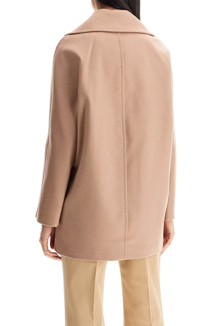 Clothing - Max Mara Studio Short Double - Breasted Cashmere Coat - 242760DCA000006 - 014CM - 42 - Ask Me Wear