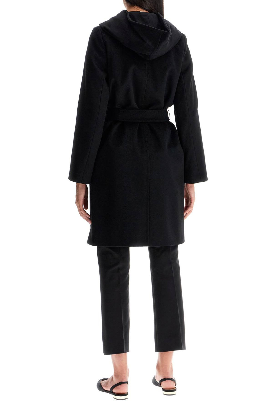 Clothing - Max Mara Studio Wool Coat With Hooded C - 242760DCA000011 - 013NE - 38 - Ask Me Wear