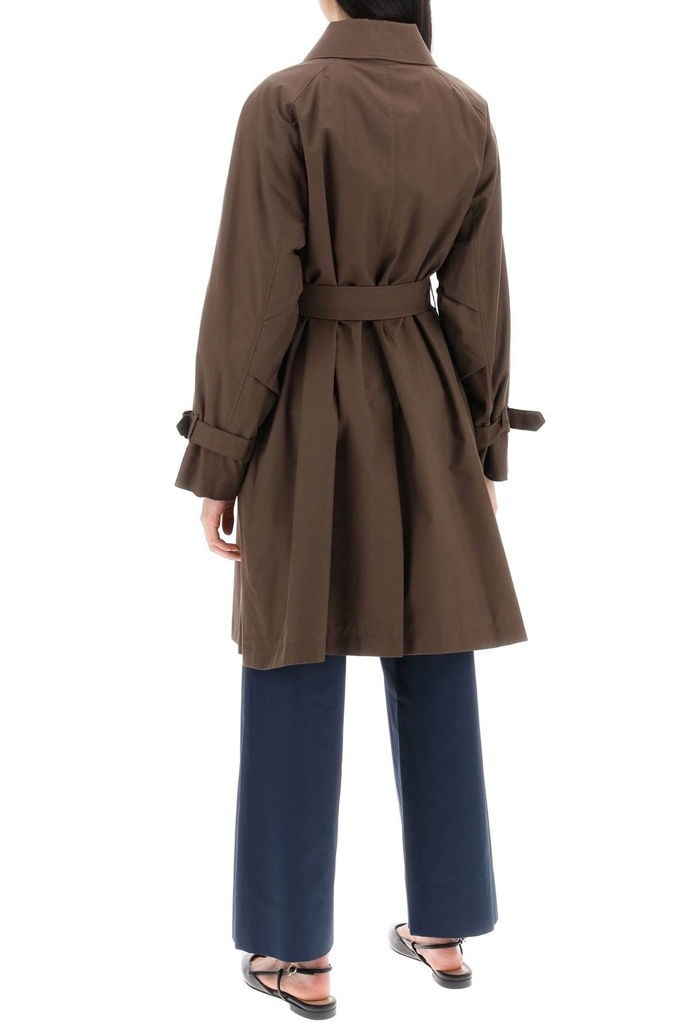 Clothing - Max Mara The Cube Double - Breasted Midi Trench Coat - 241722DIM000002 - 012DL - 40 - Ask Me Wear