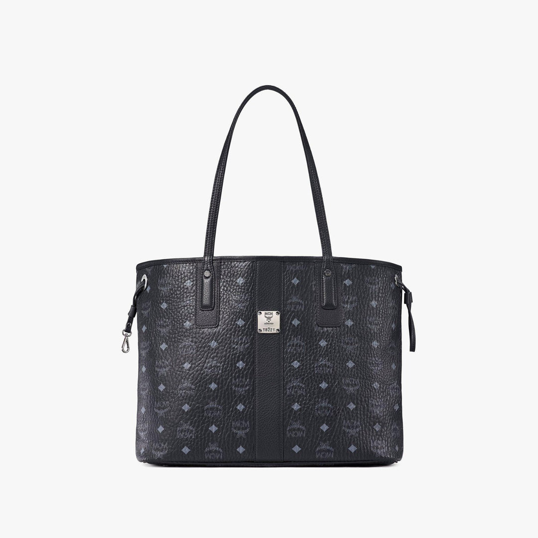 Handbag - MCM Reversible Liz Shopper in Visetos - Medium - MWPAAVI02BK001 - Ask Me Wear