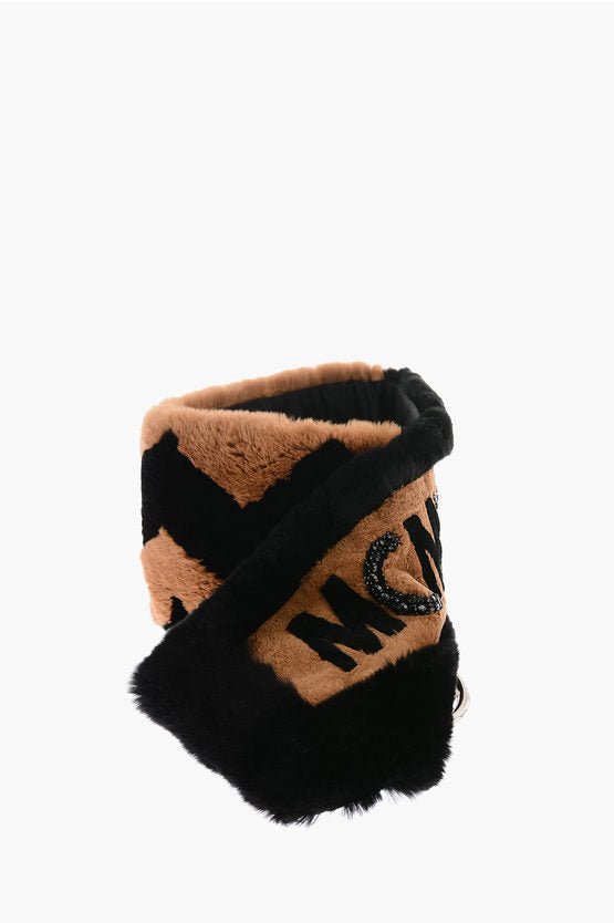 Accessories - Scarves - MCM Two - Tone Real Fur Scarf - 8057941160630 - Ask Me Wear