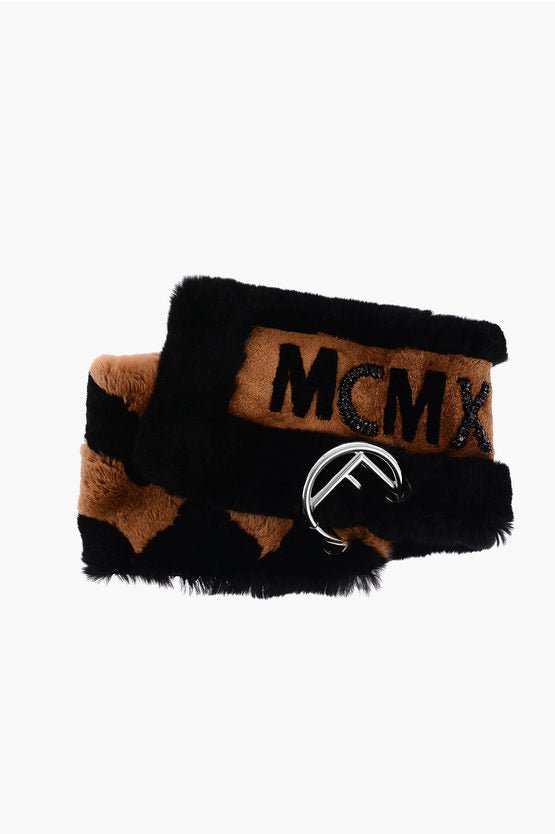 Accessories - Scarves - MCM Two - Tone Real Fur Scarf - 8057941160630 - Ask Me Wear