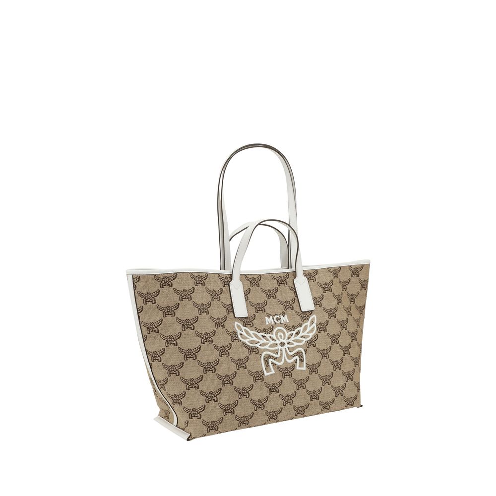 MCM - MCM Medium Himmel Tote Bag - MCMWPFSAC02INBB - FBB - 360 - Ask Me Wear