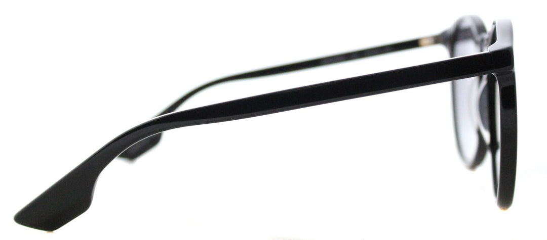 McQSunglasses - McQ MQ 0038S 003 Round Plastic Black Sunglasses with Grey Gradient Lens - MQ_0038S_003 - Ask Me Wear