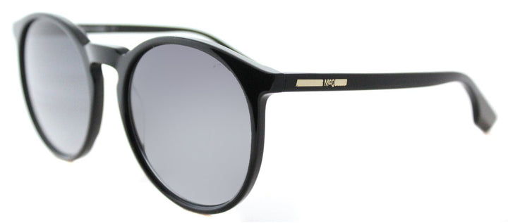 McQSunglasses - McQ MQ 0038S 003 Round Plastic Black Sunglasses with Grey Gradient Lens - MQ_0038S_003 - Ask Me Wear