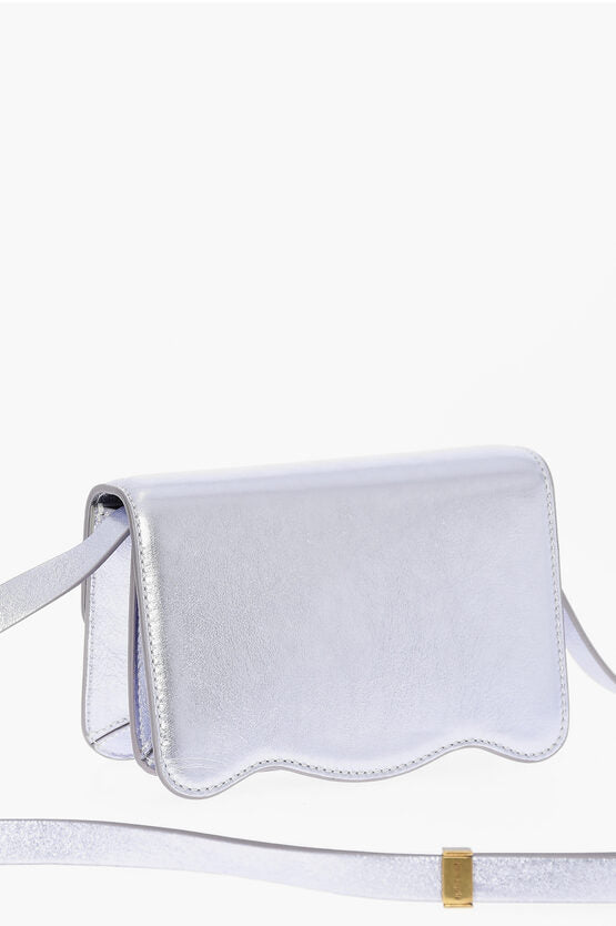 Palm Angels Metallic Leather PALM BEACH Crossbody Bag