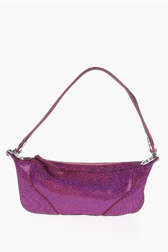 By Far Metallic Soft Leather MINI AMIRA Shoulder Bag