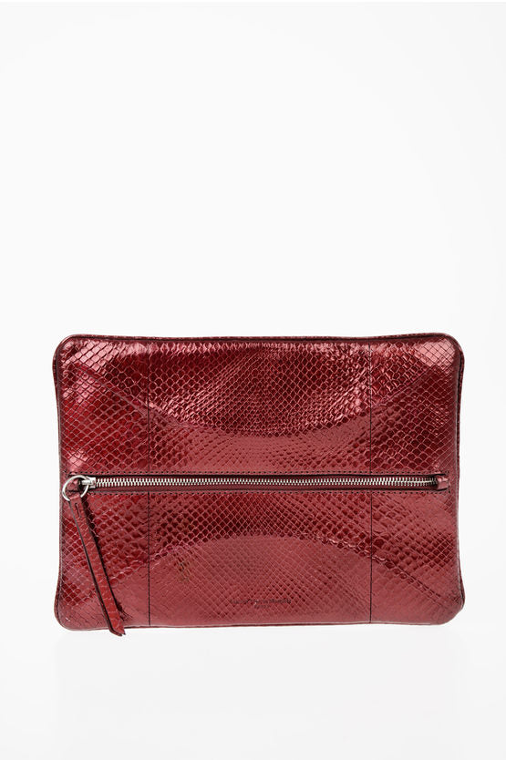 Maison Margiela MM0 Python Leather Pochette