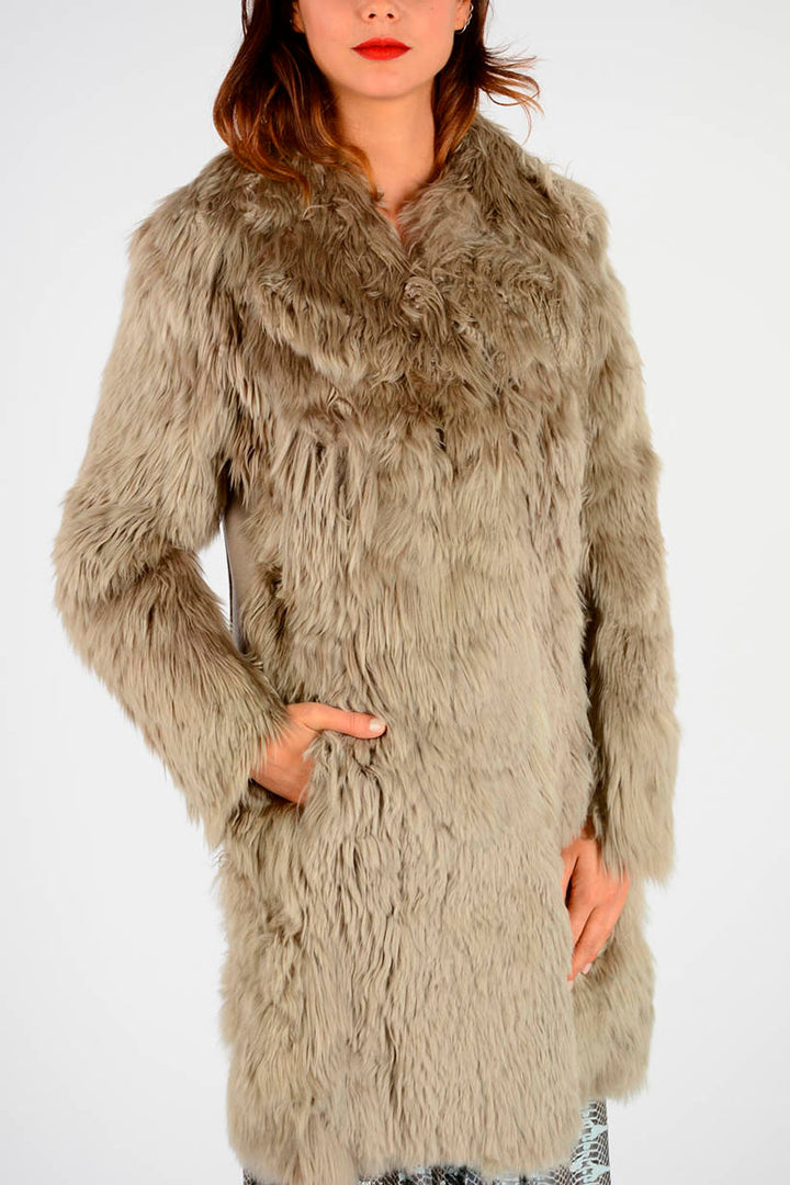 Maison Margiela MM1 Alpaca Real Fur Coat