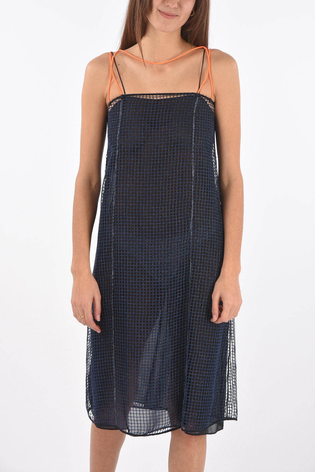 Maison Margiela MM1 mesh sleeveless dress