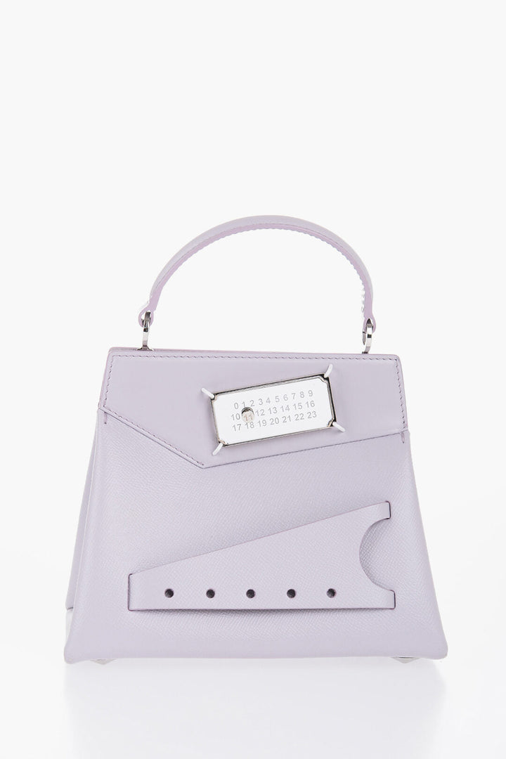 Maison Margiela MM11 Leather Bag with Logoed Clip Fastening