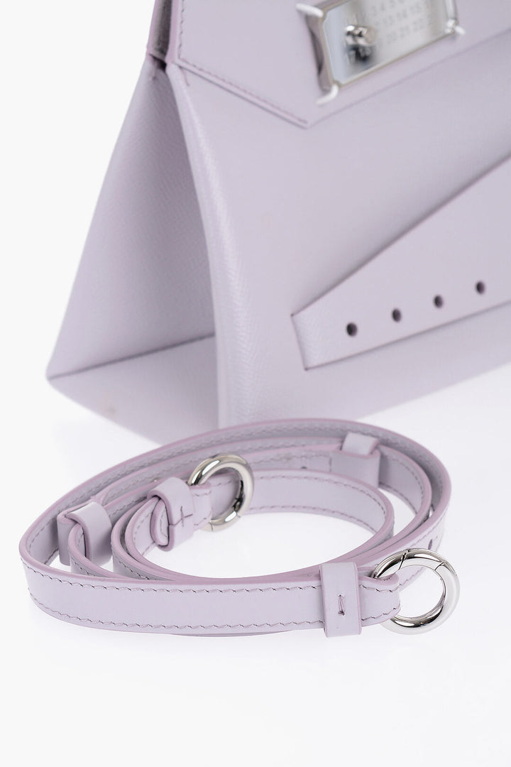 Maison Margiela MM11 Leather Bag with Logoed Clip Fastening