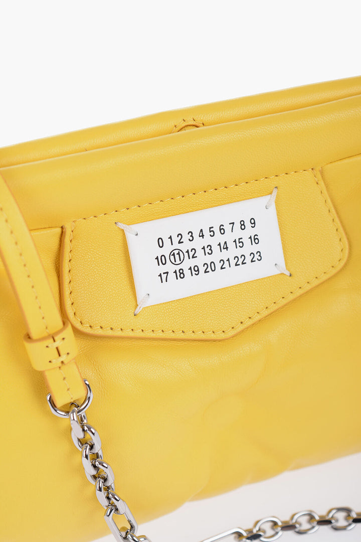 Maison Margiela MM11 Leather Quilted Clutch with Removable Shoulder Straps