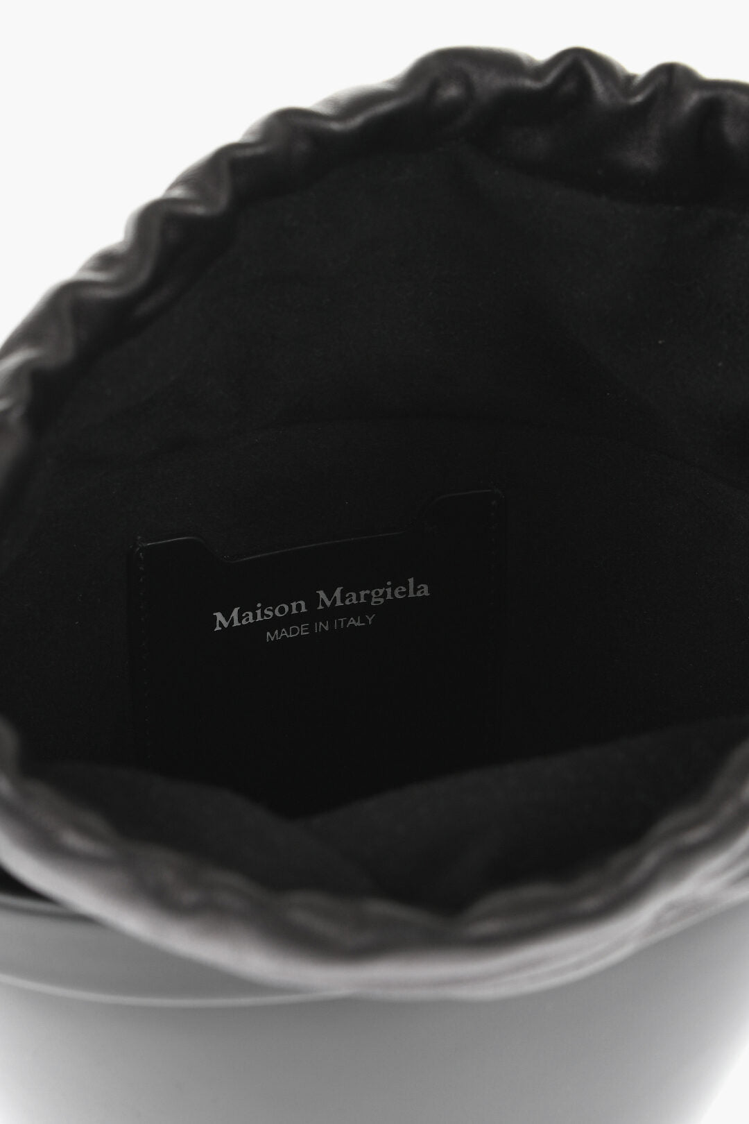 Maison Margiela MM11 Patent Letaher Bucket Bag with Removable Strap