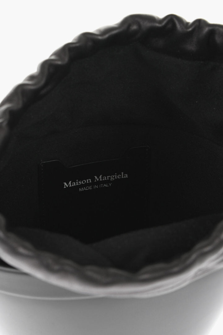 Maison Margiela MM11 Patent Letaher Bucket Bag with Removable Strap