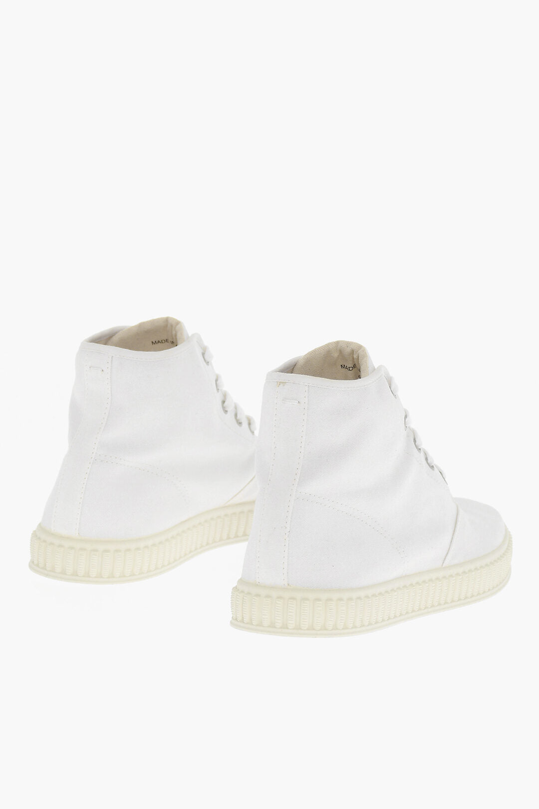 Maison Margiela MM22 Canvas High-top Sneakers with Rubber Sole