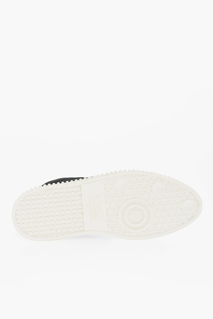 Maison Margiela MM22 Solid Color Cotton High-Top Sneakers