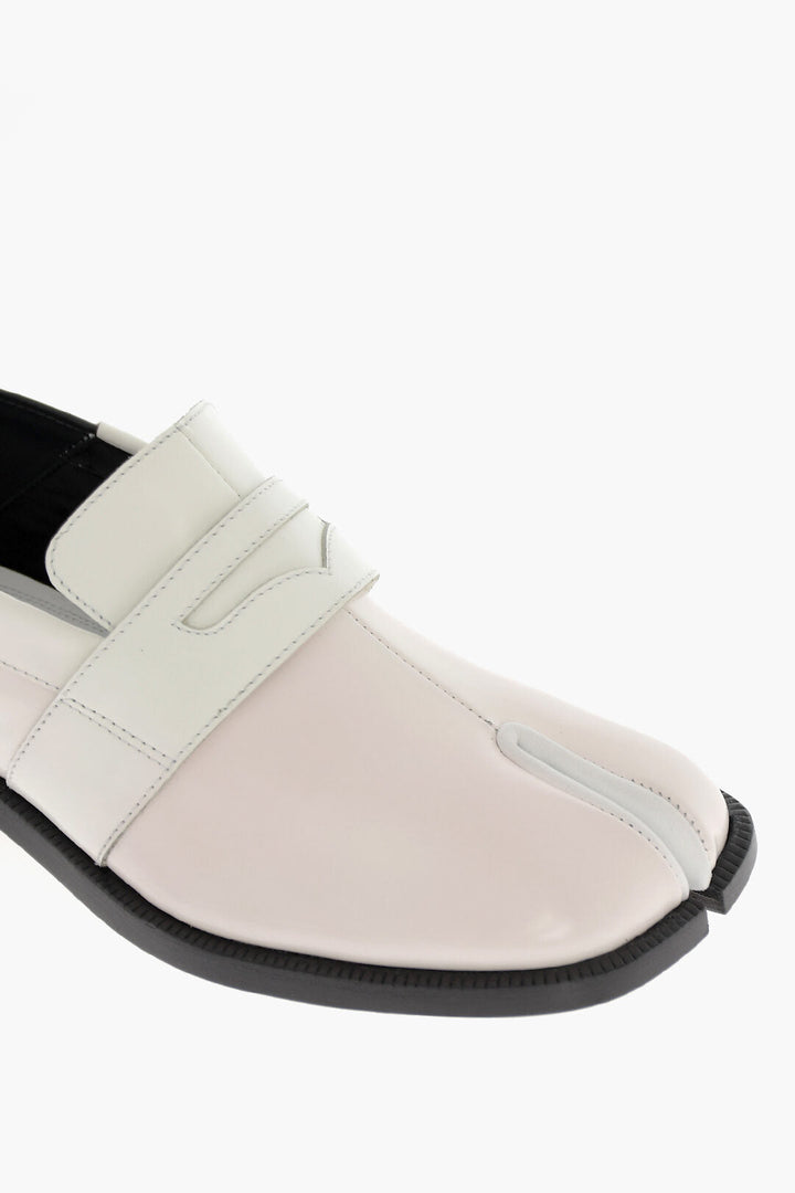 Maison Margiela MM22 Two Tone Leather Tabi Loafers