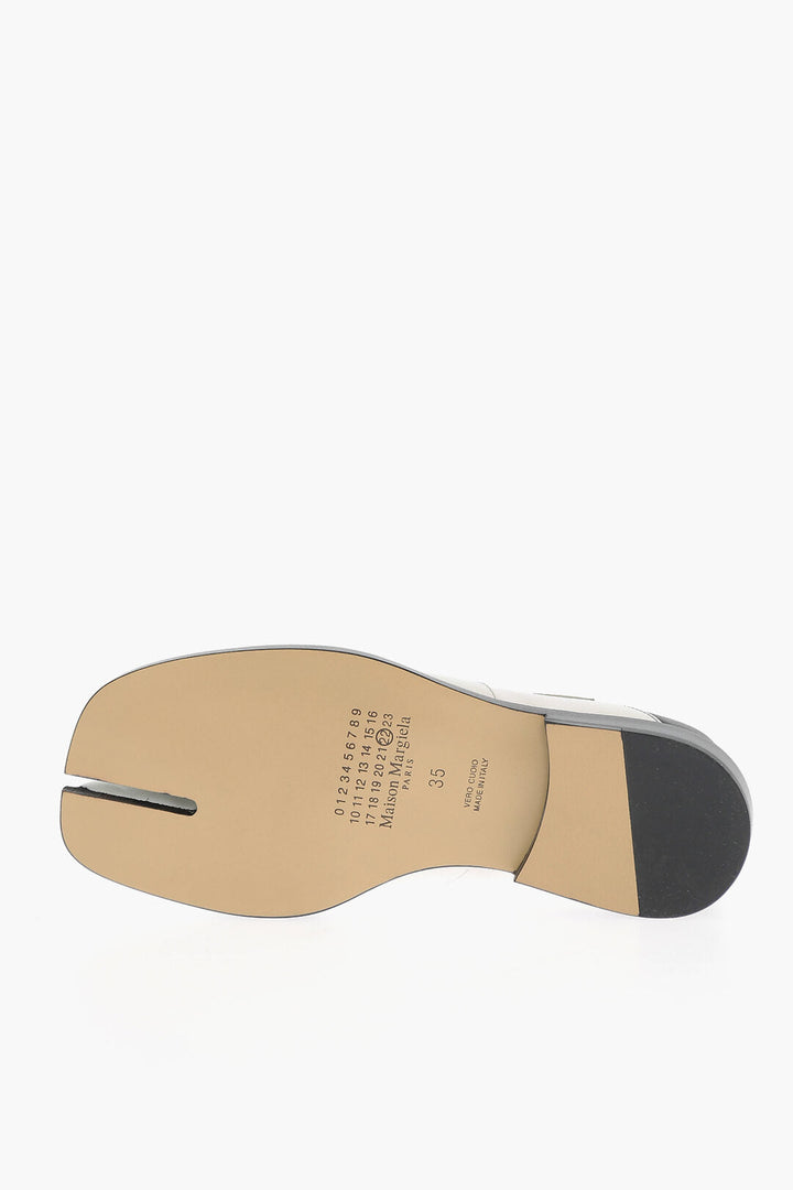 Maison Margiela MM22 Two Tone Leather Tabi Loafers