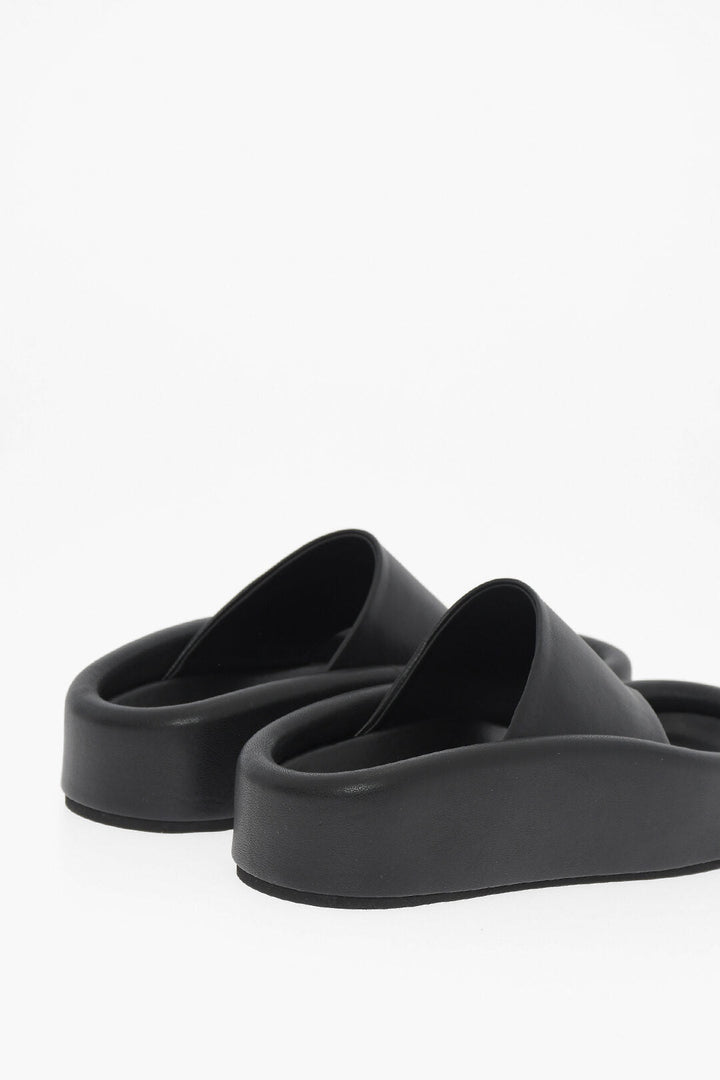 Maison Margiela MM6 Faux Leather Thong Sandals