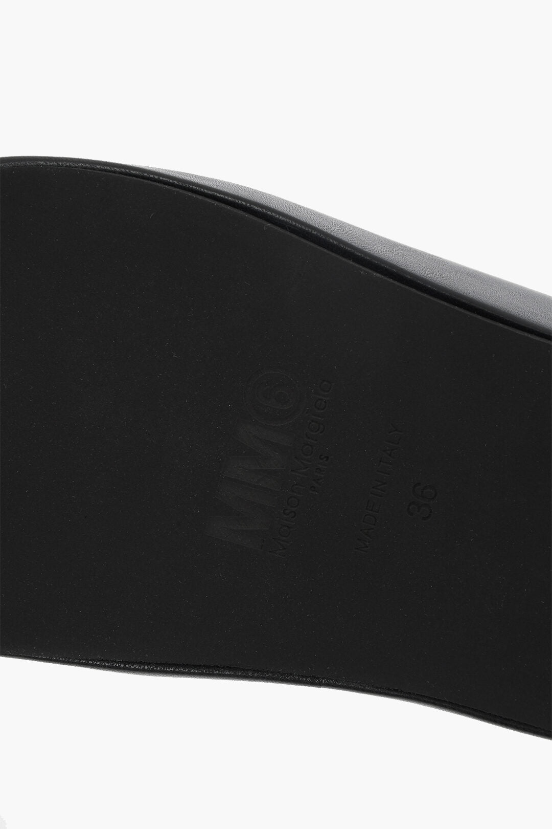 Maison Margiela MM6 Faux Leather Thong Sandals