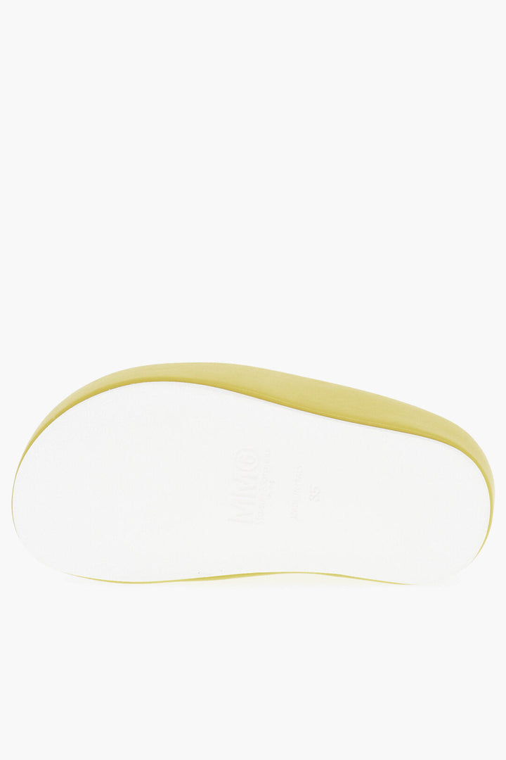 Maison Margiela MM6 Faux Leather Thong Sandals