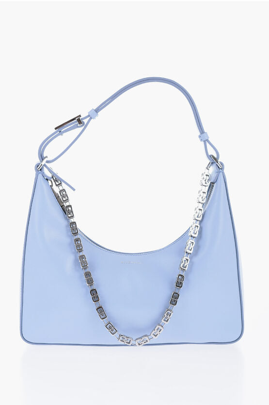 Givenchy MOON Hobo Bag with Logoed Chain