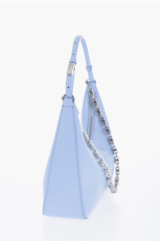 Givenchy MOON Hobo Bag with Logoed Chain