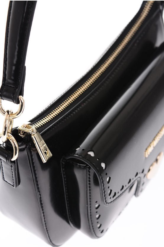 Bags - Moschino LOVE faux leather bag with removable shoulder strap - 8054400007215 - Ask Me Wear