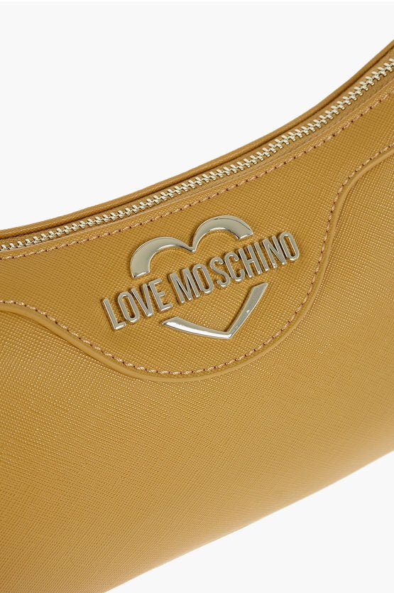 Bags - Moschino LOVE faux leather baguette bag with neckerchief - 8051042674447 - Ask Me Wear