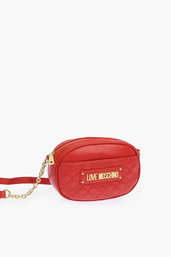 Bags - Moschino LOVE quilted faux leather camera bag - 8054400641839 - Ask Me Wear