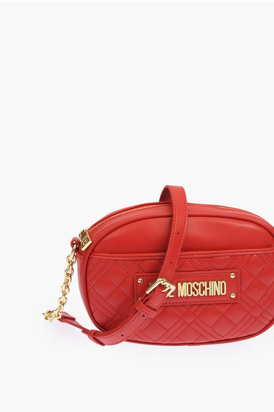 Bags - Moschino LOVE quilted faux leather camera bag - 8054400641839 - Ask Me Wear