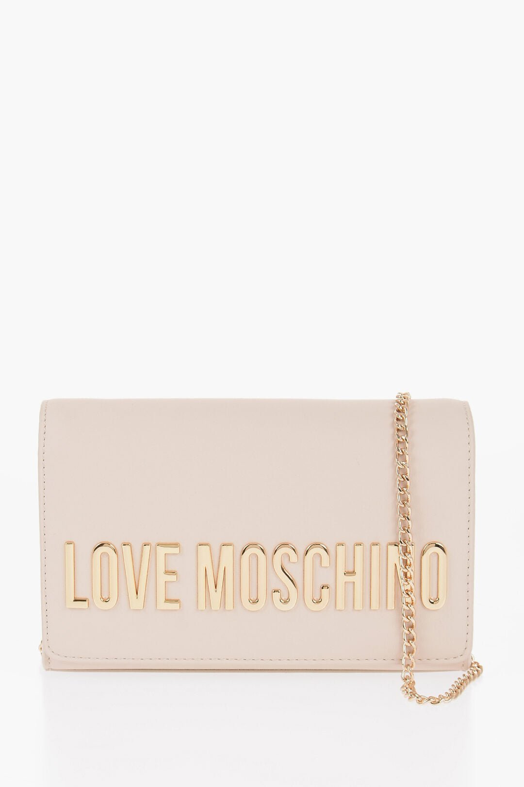 Other - Moschino LOVE Solid Color Leather Crossbody Bag with Chain Shoulder S - 8050537869207 - Ask Me Wear