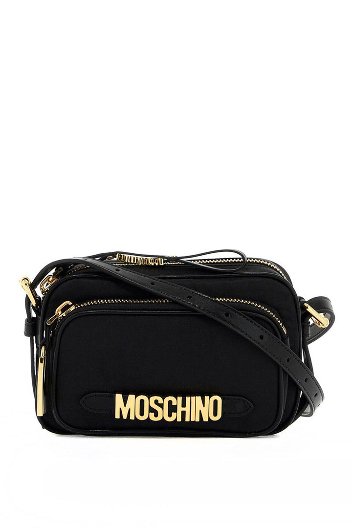 Bags - Moschino Mini Shoulder Bag With Metal Logo - 242735ABS000001 - 3555M - os - Ask Me Wear