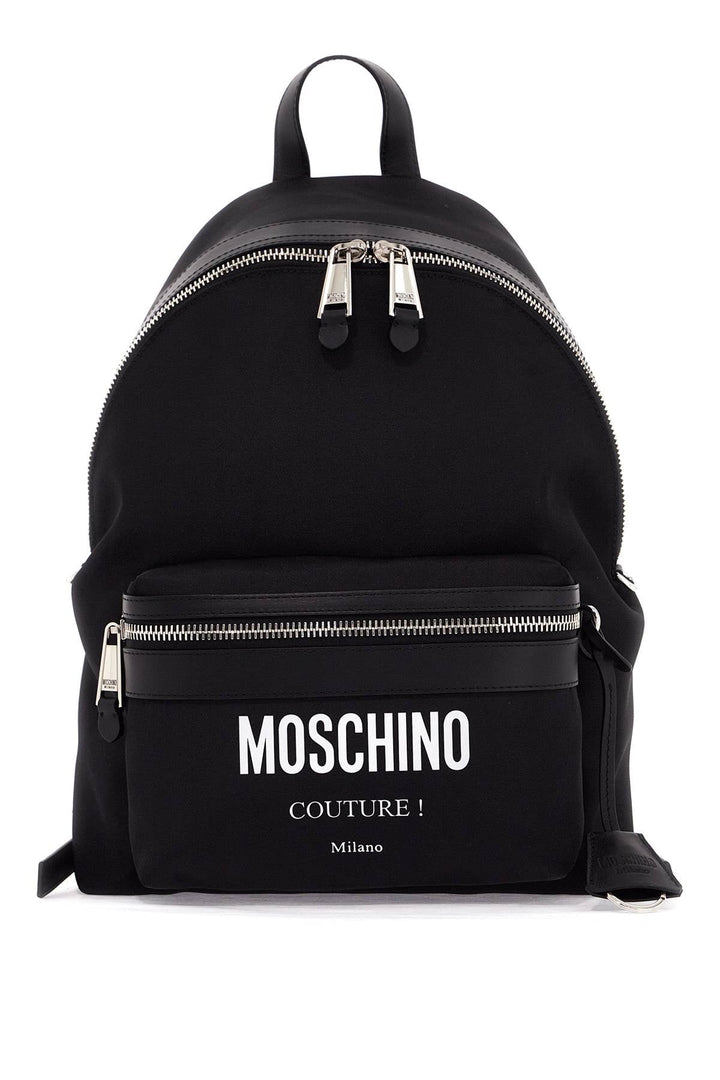 Bags - Moschino Nylon Backpack For Everyday - 242735FZA000001 - 2555M - os - Ask Me Wear