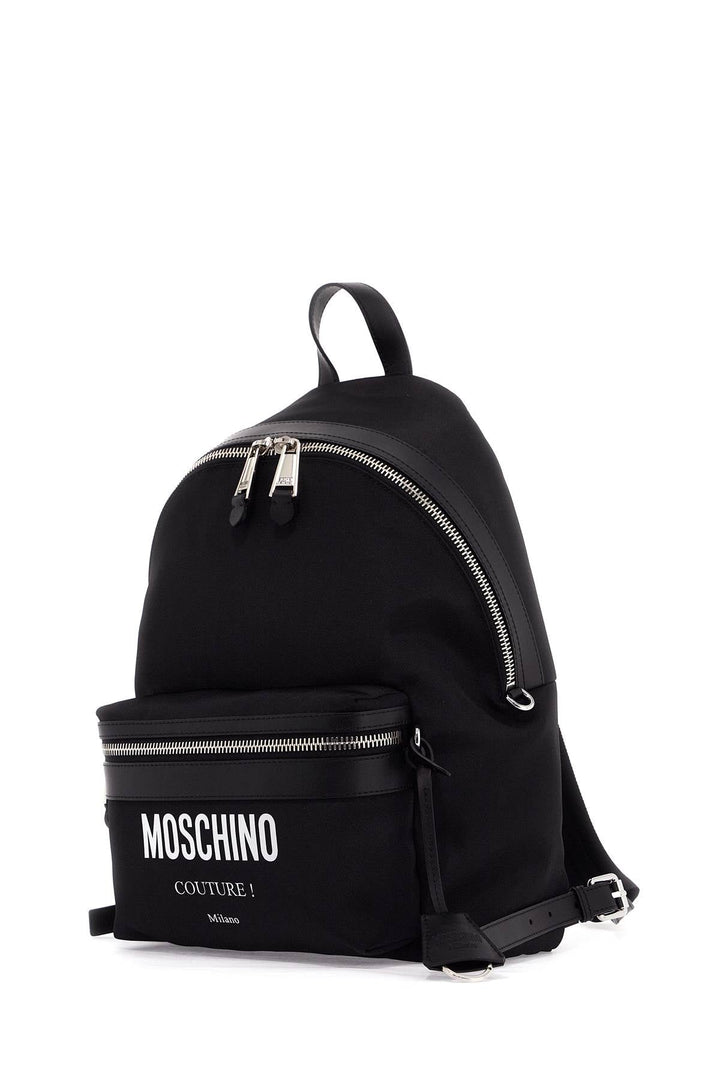 Bags - Moschino Nylon Backpack For Everyday - 242735FZA000001 - 2555M - os - Ask Me Wear