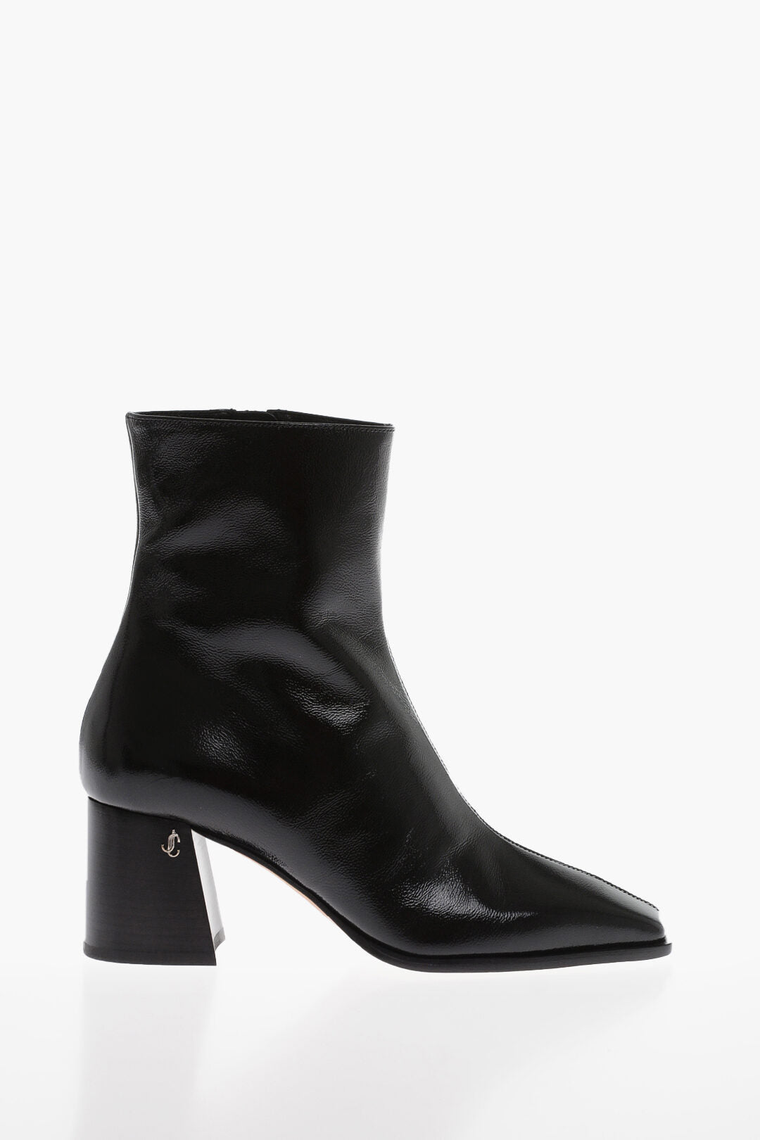 Jimmy Choo Naplack BRYELLE Booties with Inner Zip 7cm