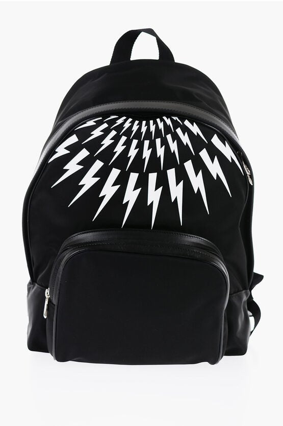 Bags - Neil Barrett Fabric FAIR - ISLE THUNDERBOLT Backpack - 7417303374630 - Ask Me Wear