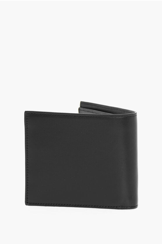 Accessories - Wallets & Card Holders - Neil Barrett Leather Wallet with Eyelets Details - 7417303358760 - Ask Me Wear