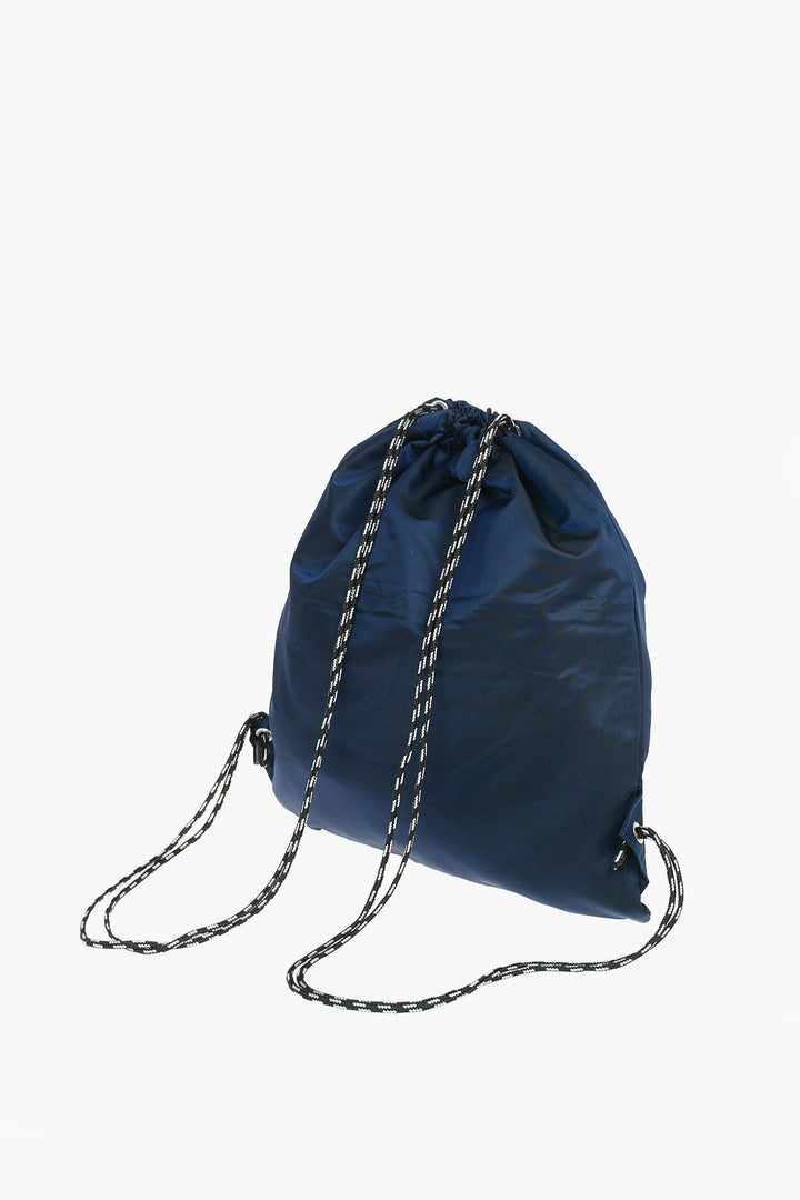 Bags - Neil Barrett solid color drawstring backpack with two - tone laces - 7417301148813 - Ask Me Wear