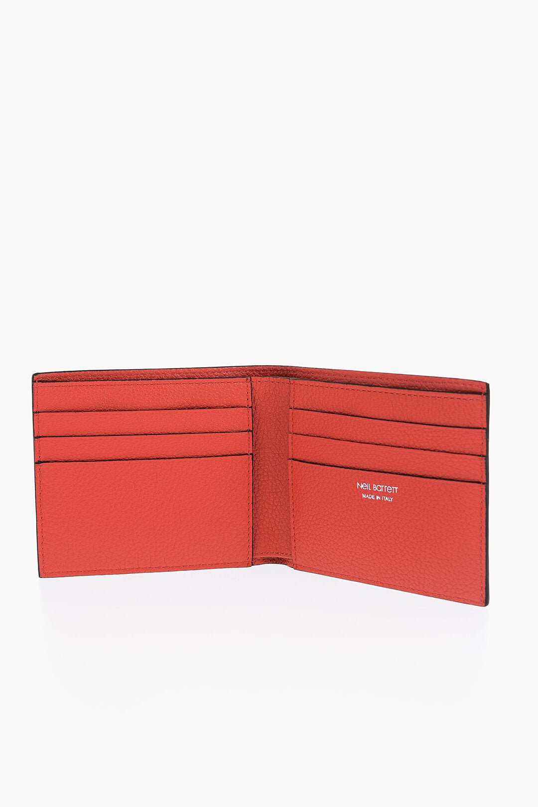 Other - Neil Barrett Solid Color Textured Leather Bi - Fold Wallet - 7417301151462 - Ask Me Wear