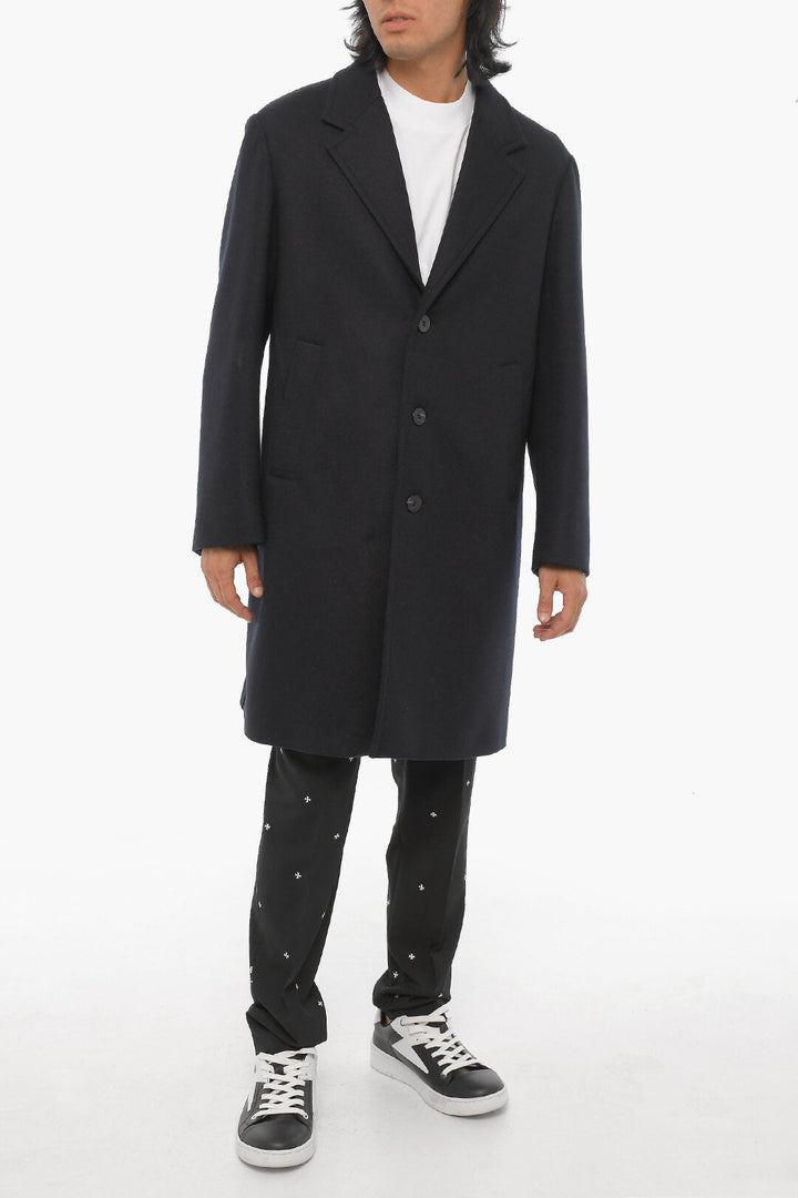 Other - Neil Barrett Solid Color Wool Blend Coat - 7417303375101 - Ask Me Wear