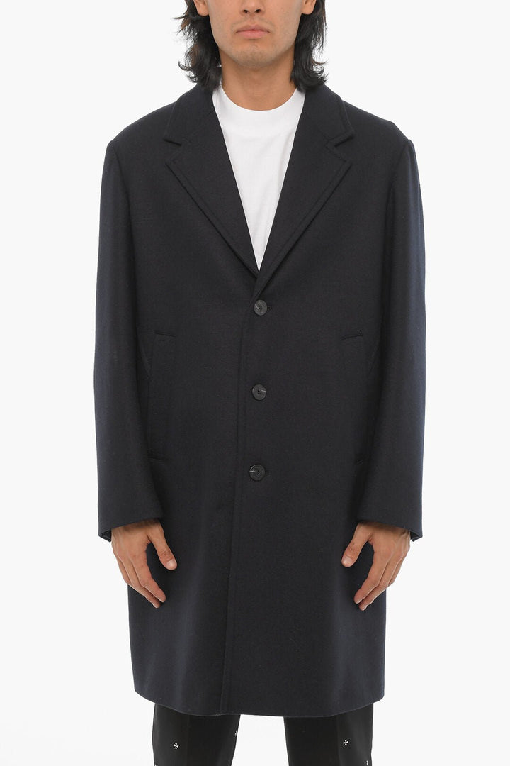 Other - Neil Barrett Solid Color Wool Blend Coat - 7417303375101 - Ask Me Wear