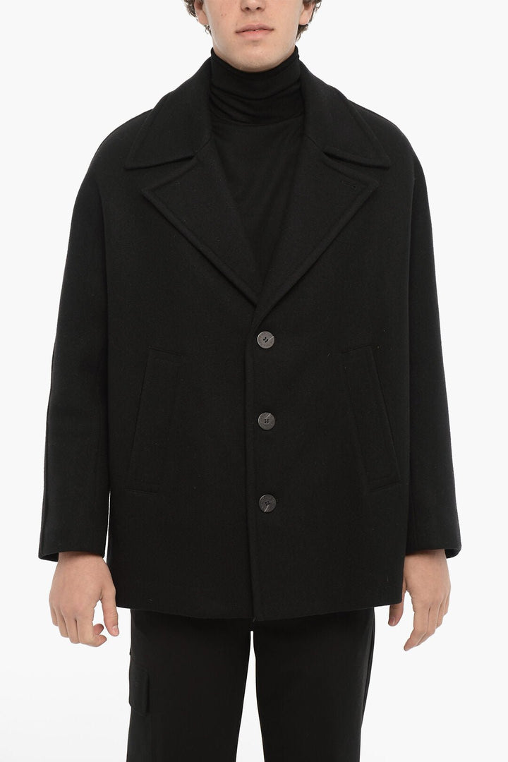 Other - Neil Barrett Wool Blend Oversized Peacoat - 7417303375781 - Ask Me Wear