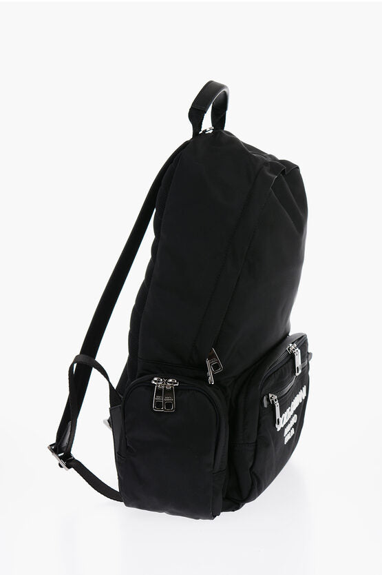 Dolce & Gabbana Nylon Backpack with Embossed Logo