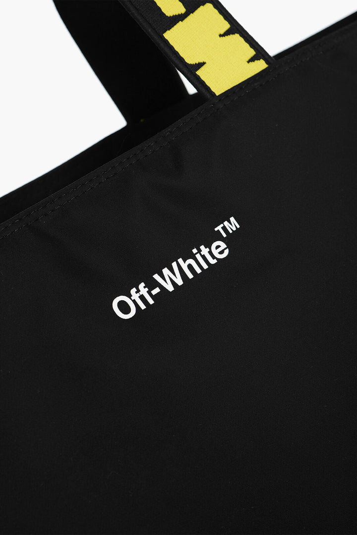 Off-White Nylon HARDCORE Tote Bag with Logoed Handles